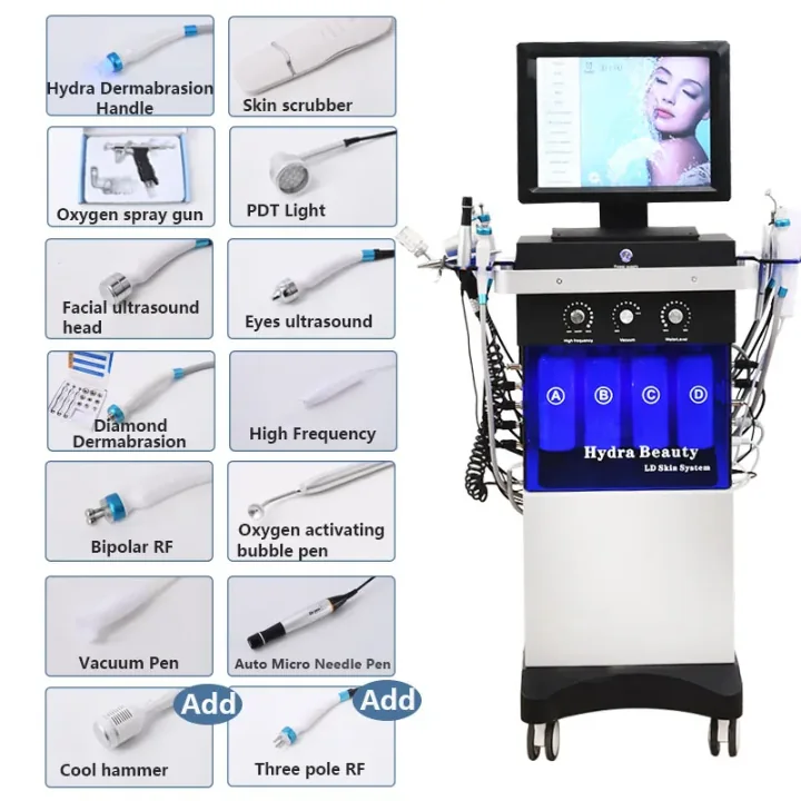 Hydra Beauty Elite functions and handpieces